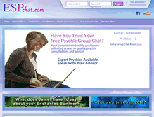 Tablet Screenshot of espchat.com