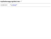 Tablet Screenshot of espchatneoapp.espchat.com